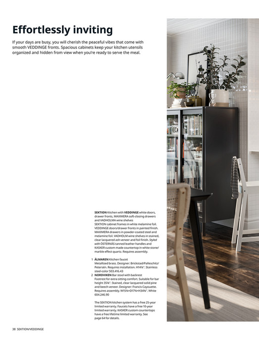 IKEA 2024 Kitchen Brochure | Kitchen Refresh Ideas - Page 38-39