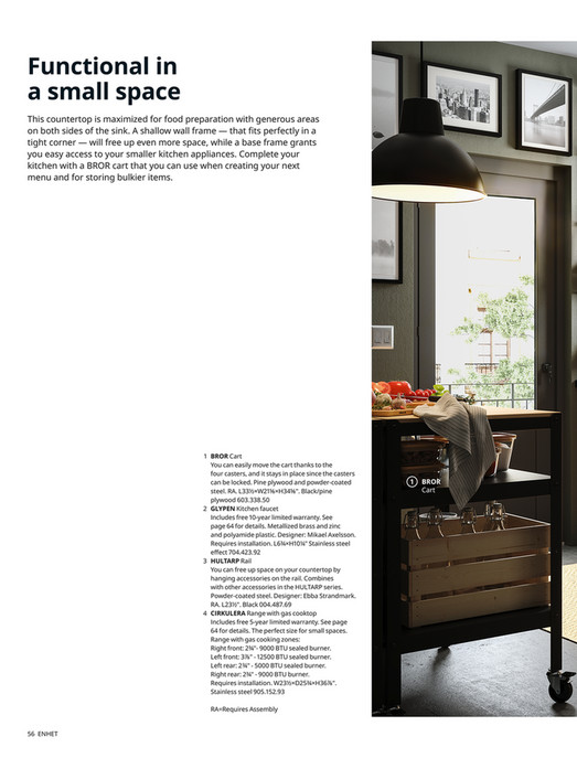 IKEA 2024 Kitchen Brochure | Kitchen Refresh Ideas - Page 56-57