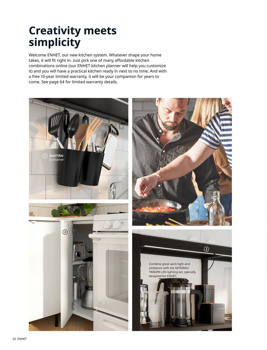 Explore Freestanding Fridges & Freezers for ENHET Kitchens - IKEA