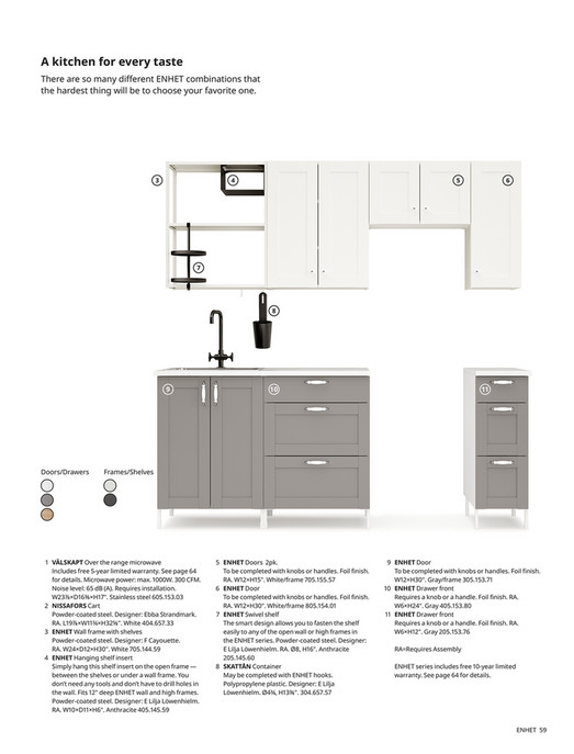 IKEA 2024 Kitchen Brochure | Kitchen Refresh Ideas - Page 58-59